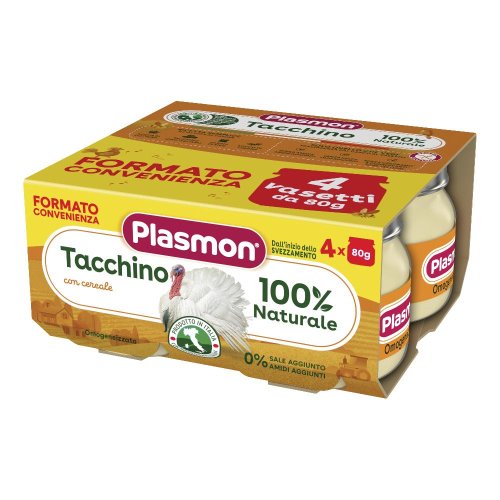 PLASMON - OMOGENIZZATO TACCHINO 4X80 GR